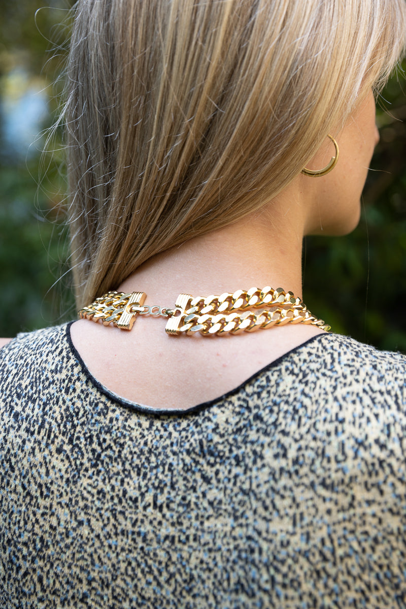 CHRISTIAN DIOR Vintage Necklace Chains