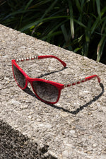 CHANEL Sunglasses Red 5260Q