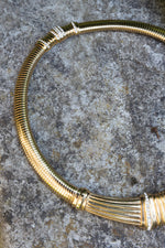 CHRISTIAN DIOR Vintage Necklace Crystals Gold