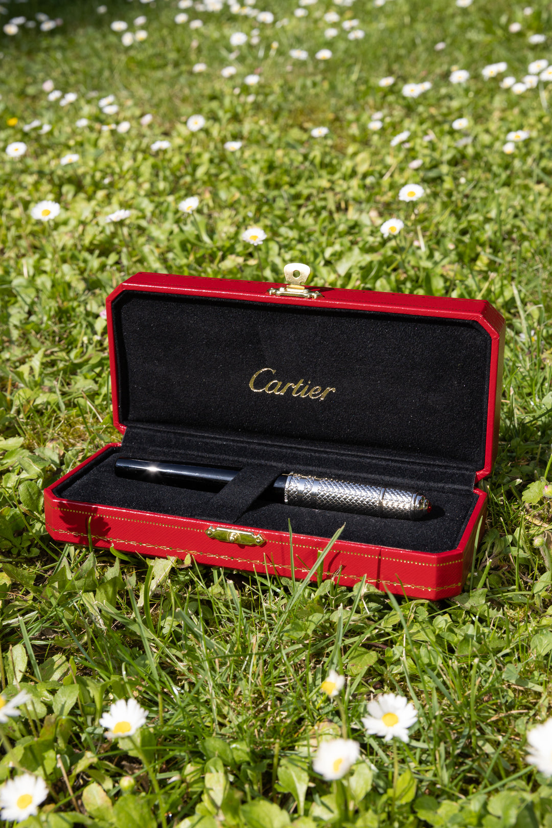 CARTIER Pasha Fountain Pen Rhodium