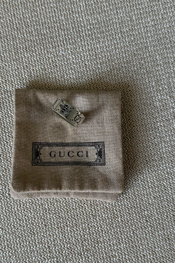GUCCI GG Bee Ring Silver