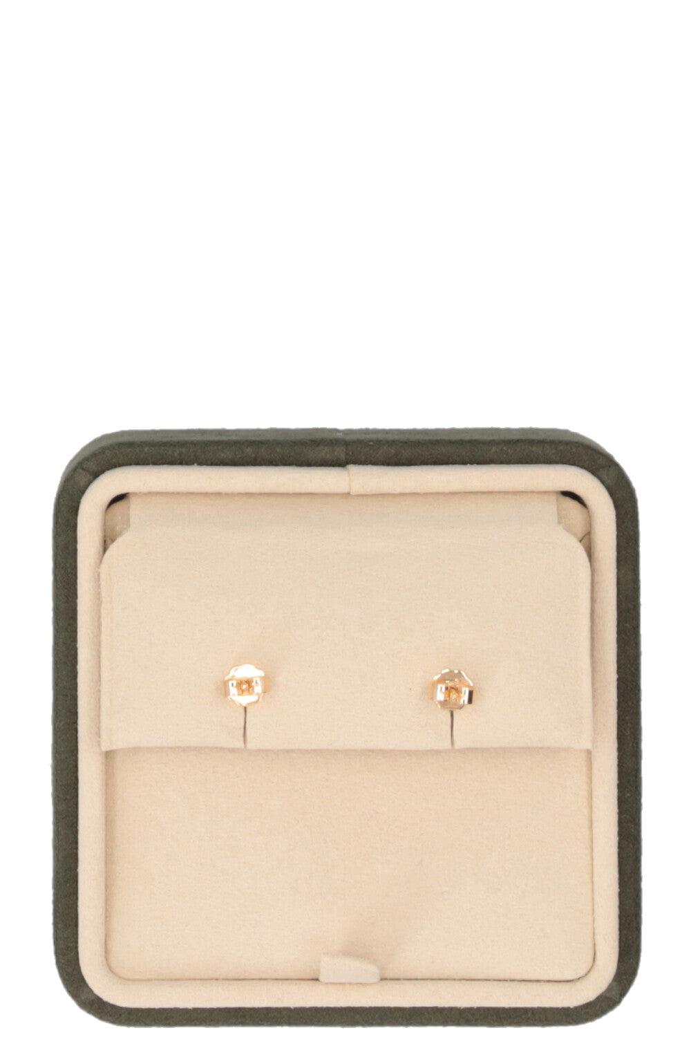 HANS D. KRIEGER Solitaire Diamond Earstuds 18k Yellow Gold