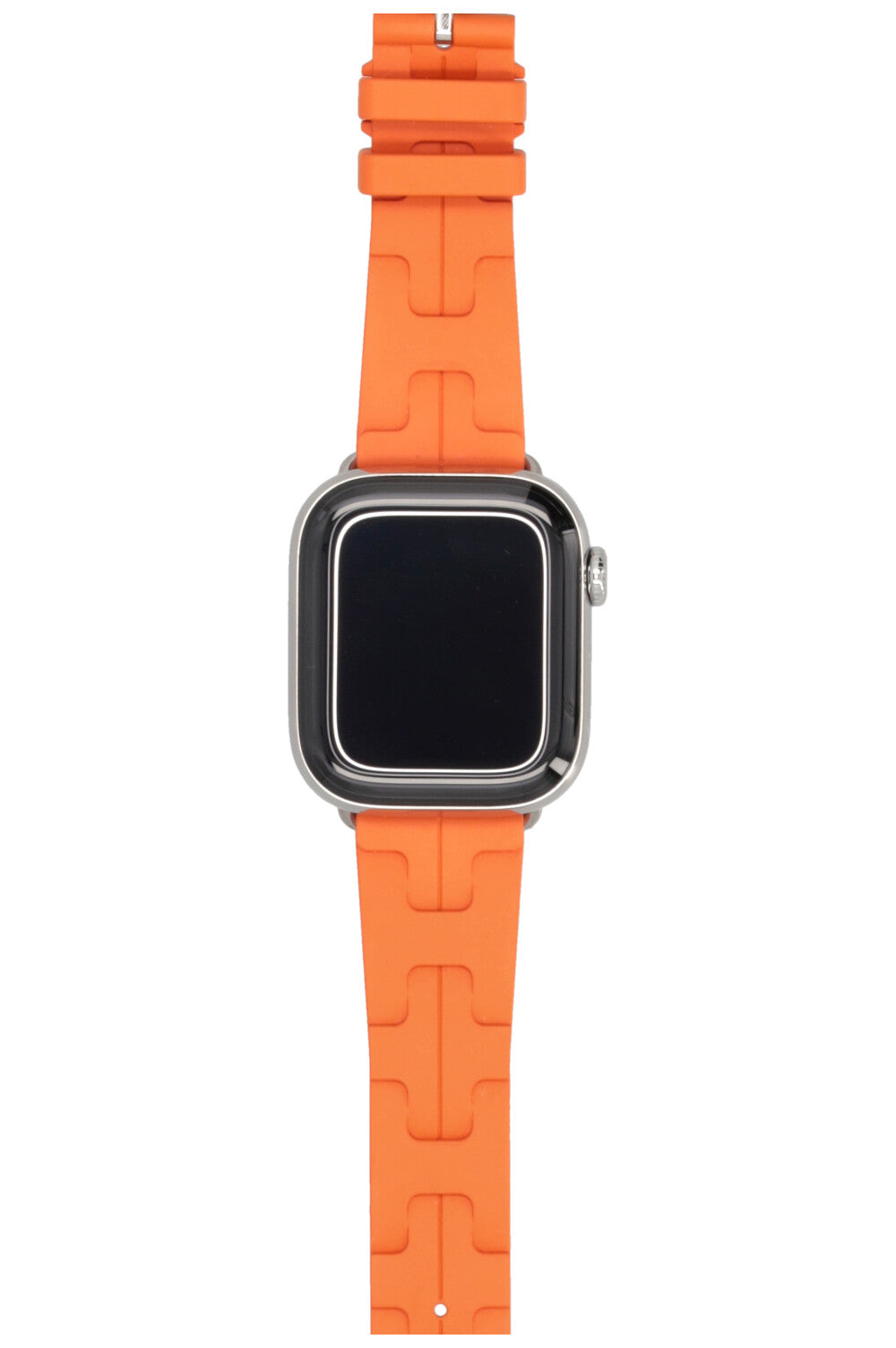 HERMÈS Apple Watch Series 10 42MM Titanum Case Orange