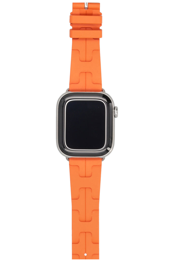 HERMÈS Apple Watch Series 10 42MM Titanum Case Orange