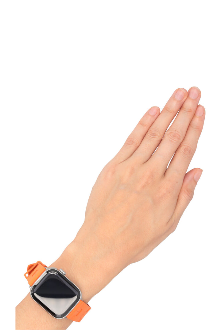 HERMÈS Apple Watch Series 10 42MM Titanum Case Orange