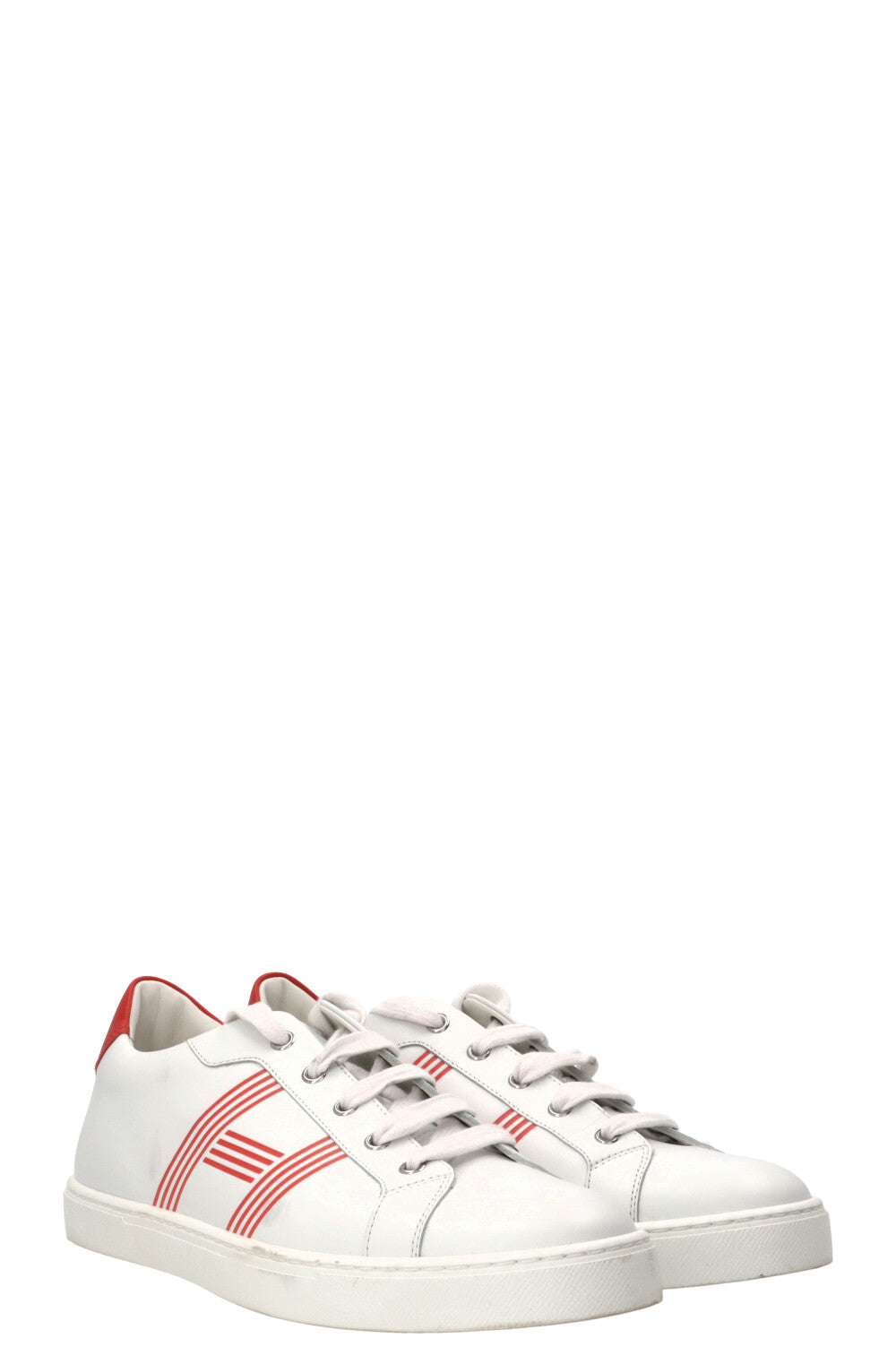HERMÈS Avantage Sneaker White Orange