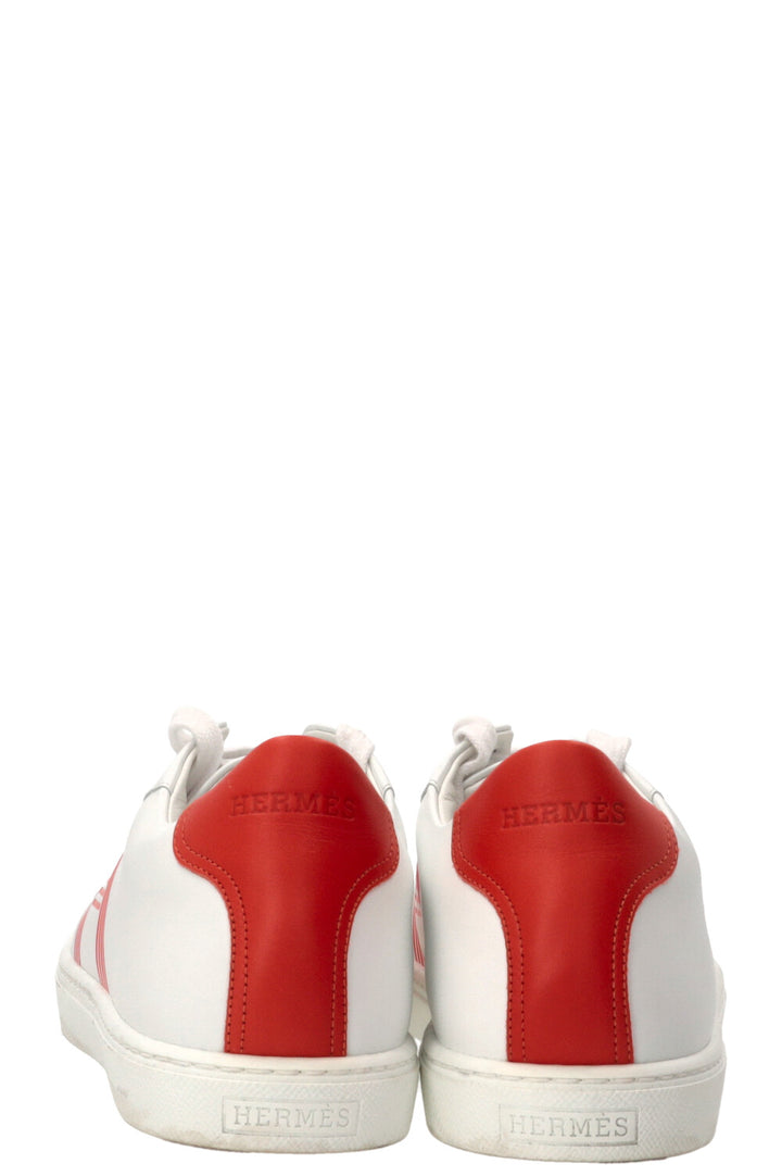 HERMÈS Avantage Sneaker White Orange