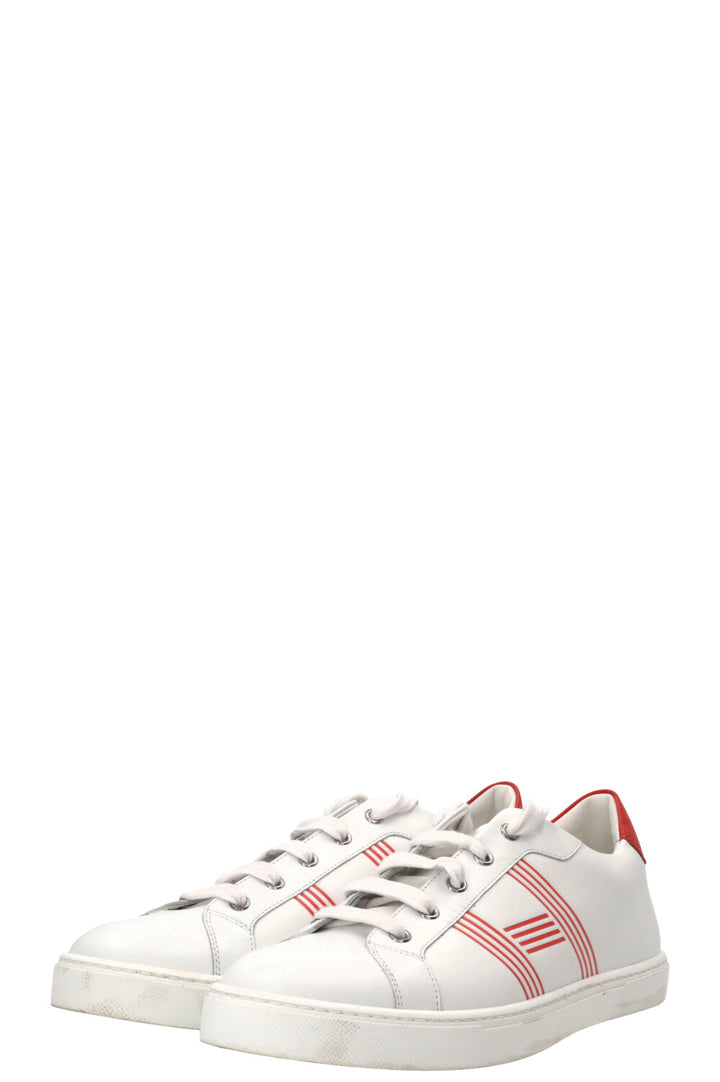 HERMÈS Avantage Sneaker White Orange
