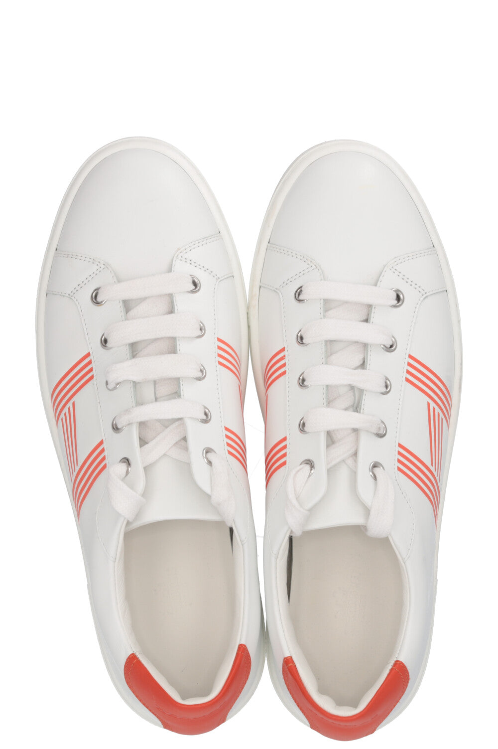 HERMÈS Avantage Sneaker White Orange