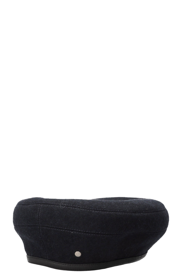 HERMÈS Béret Laine Marine