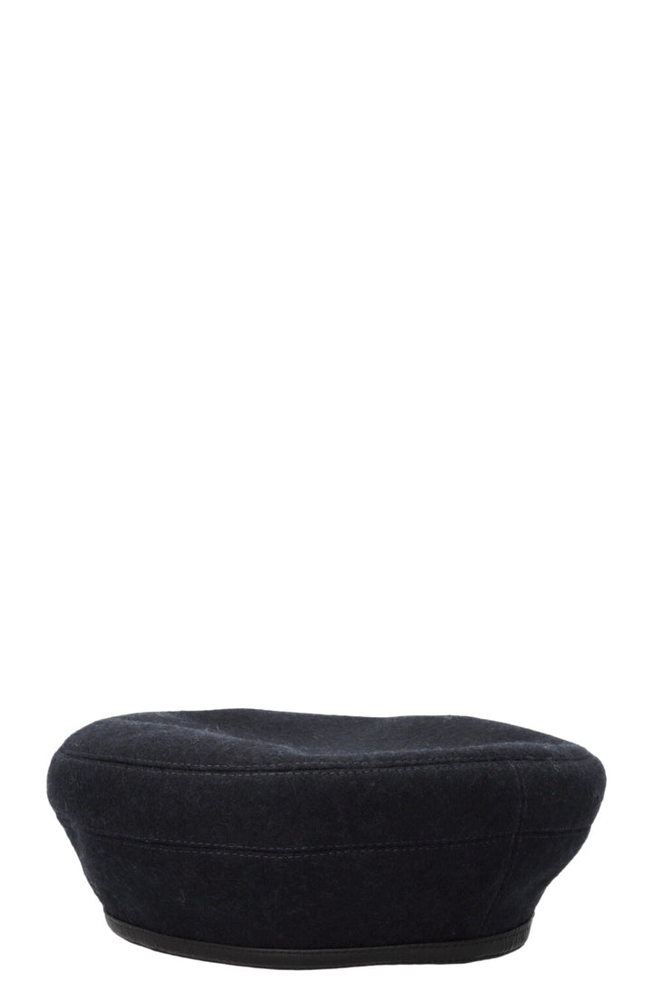 HERMÈS Béret Laine Marine