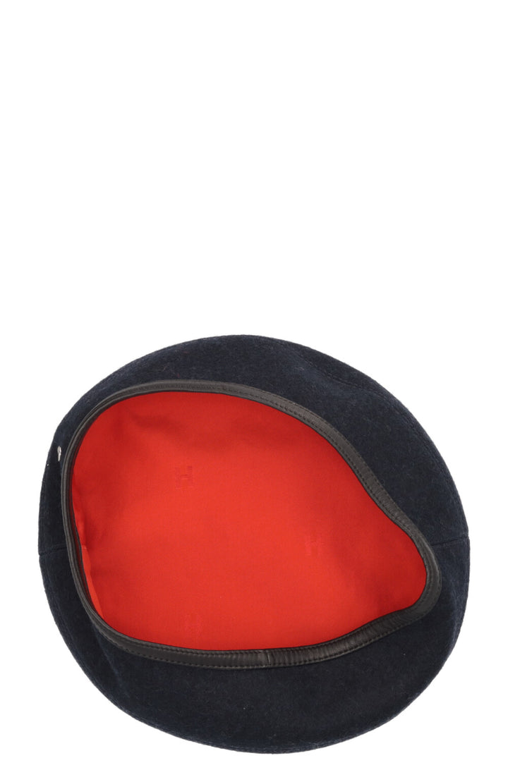 HERMÈS Béret Laine Marine