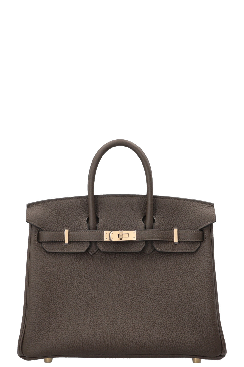 HERMÈS Birkin 25 Retourne Togo Loden Green PBHW