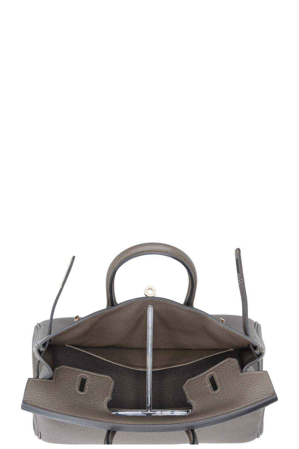 HERMÈS Birkin 25 Retourne Togo Loden Green PBHW