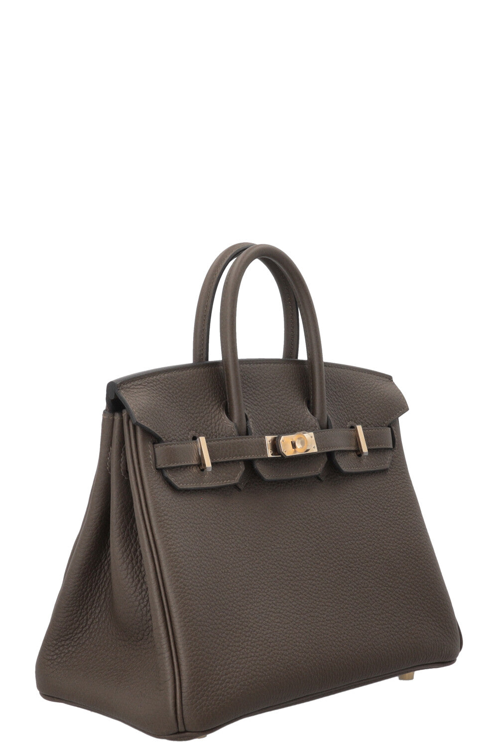 HERMÈS Birkin 25 Retourne Togo Loden Green PBHW
