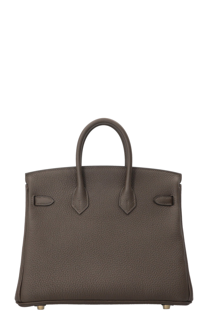 HERMÈS Birkin 25 Retourne Togo Loden Green PBHW