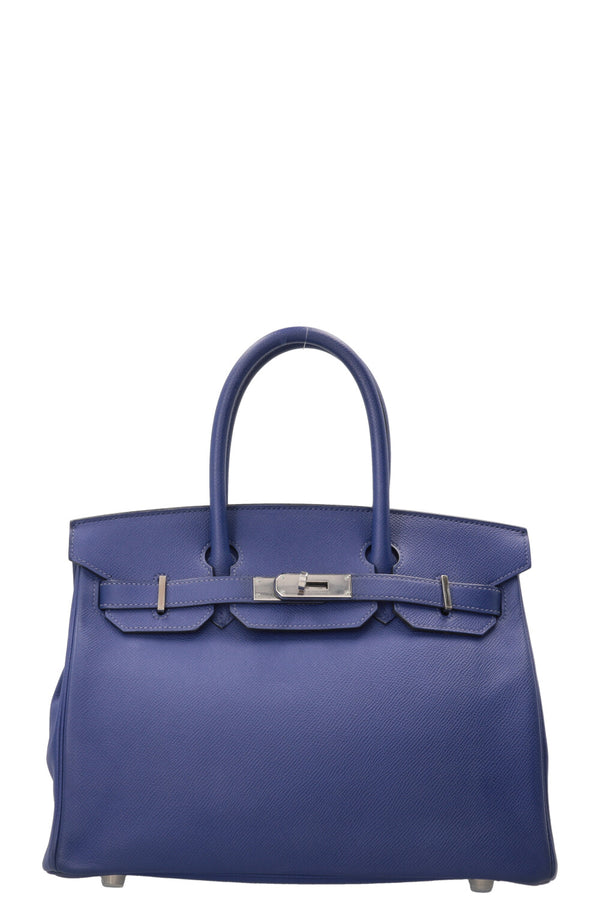 HERMÈS Birkin 30 Epsom Bleu Electrique