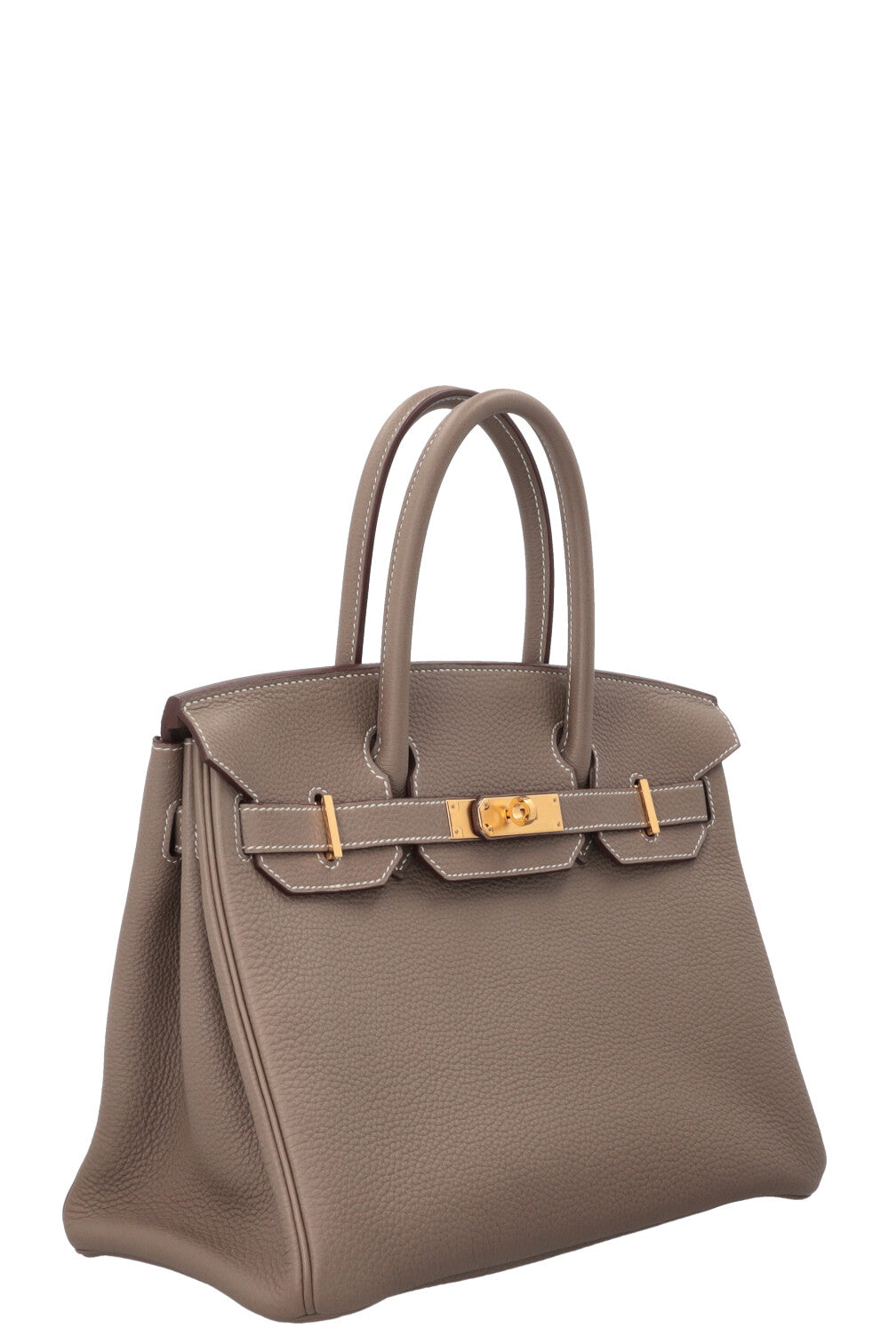 HERMÈS Birkin 30 Togo Leather Etoupe