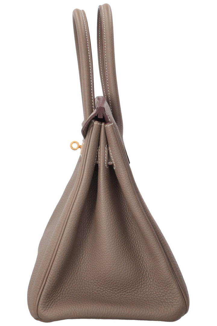 HERMÈS Birkin 30 Togo Leather Etoupe