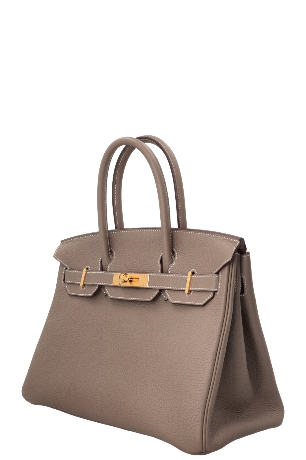 HERMÈS Birkin 30 Togo Leather Etoupe
