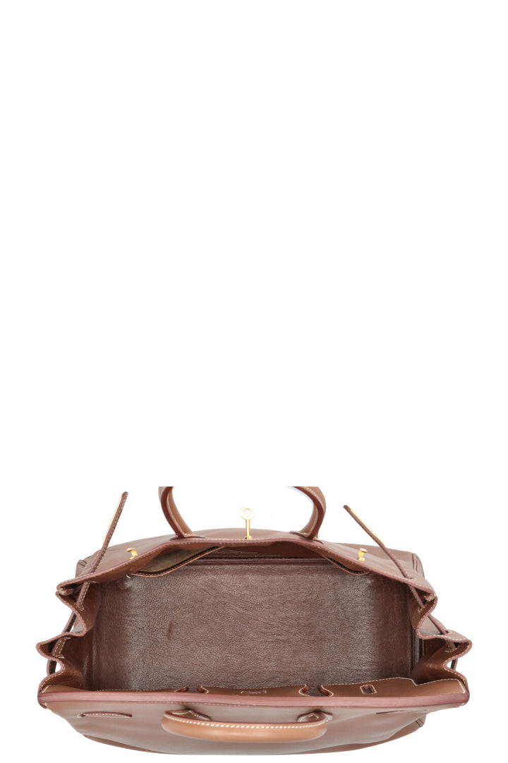 HERMÈS Birkin 35 Clemence Dark Brown