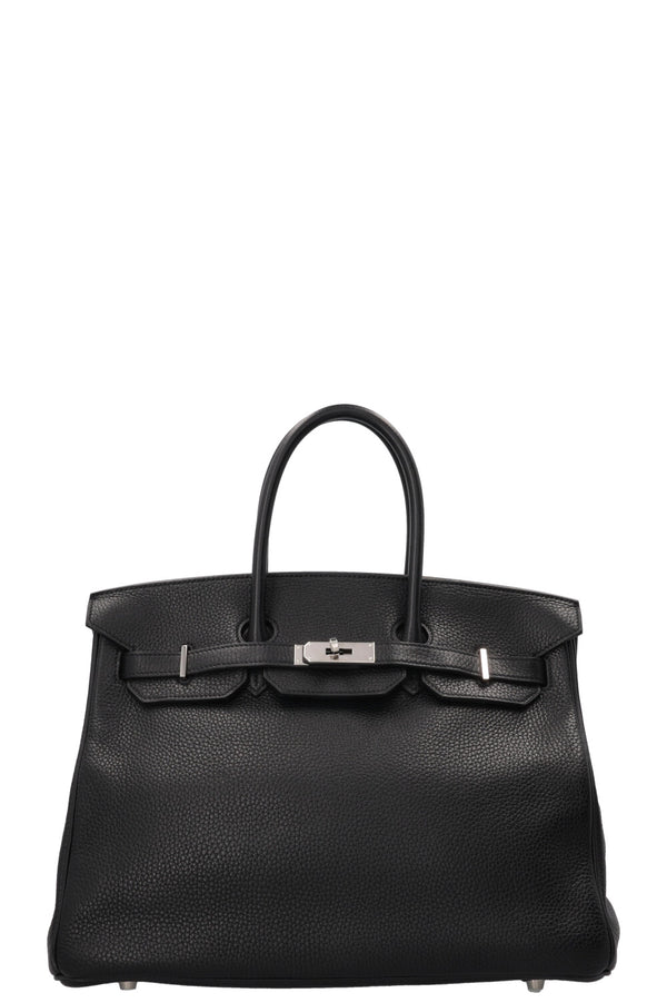HERMÈS Birkin 35 Retourné Clemence Noir
