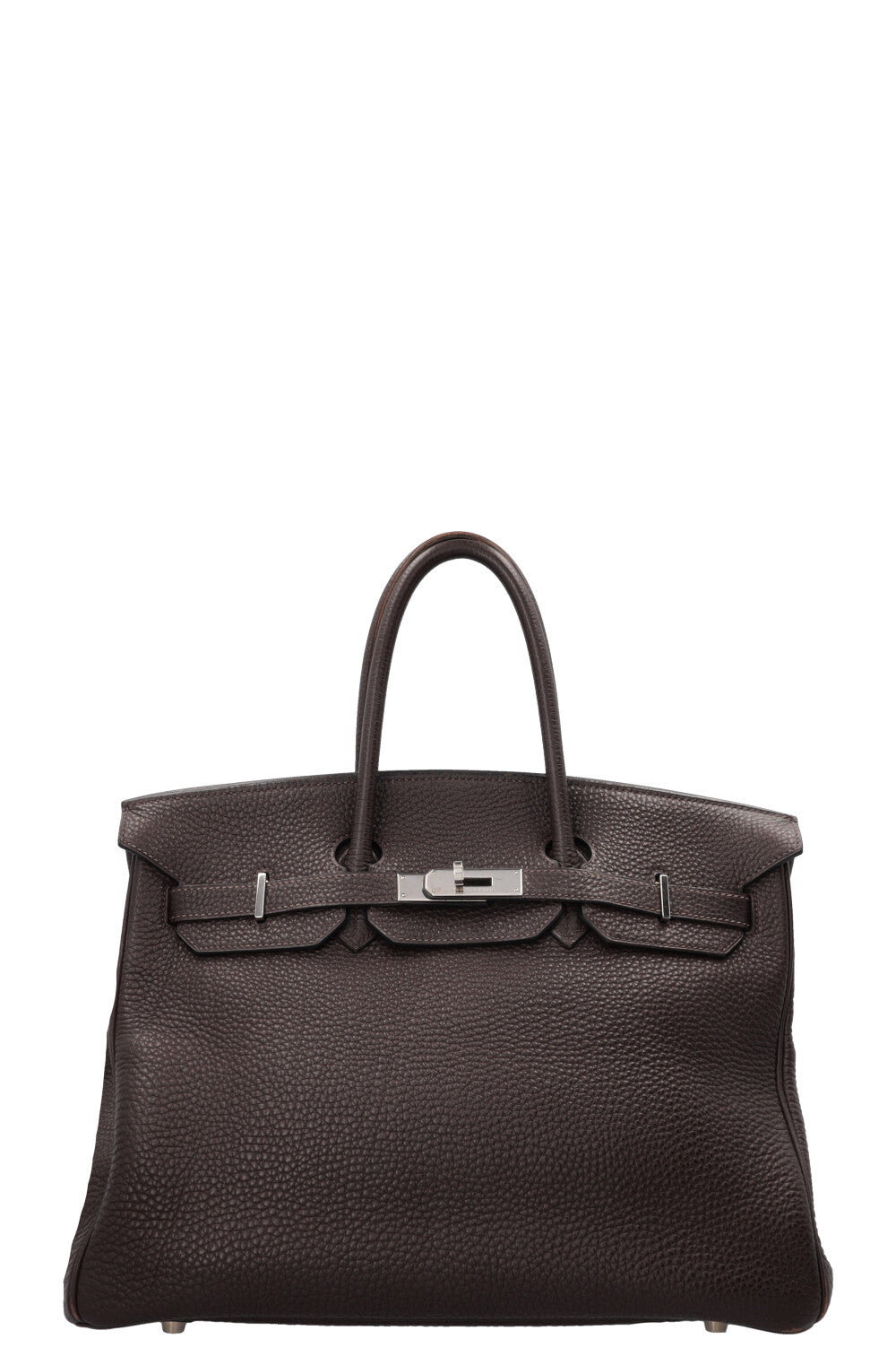 HERMÈS Birkin 35 Retourne Togo Chocolat