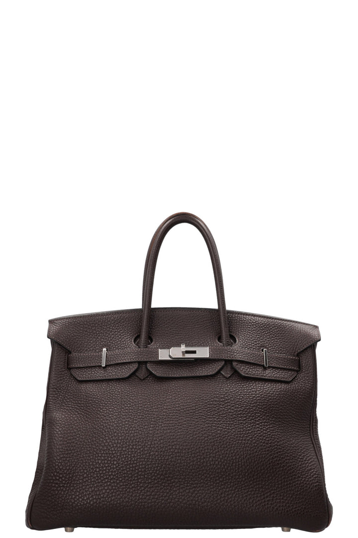 HERMÈS Birkin 35 Retourne Togo Chocolat