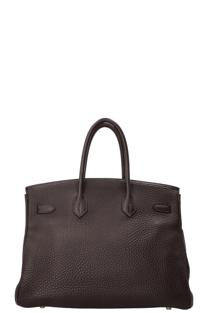 HERMÈS Birkin 35 Retourne Togo Chocolat