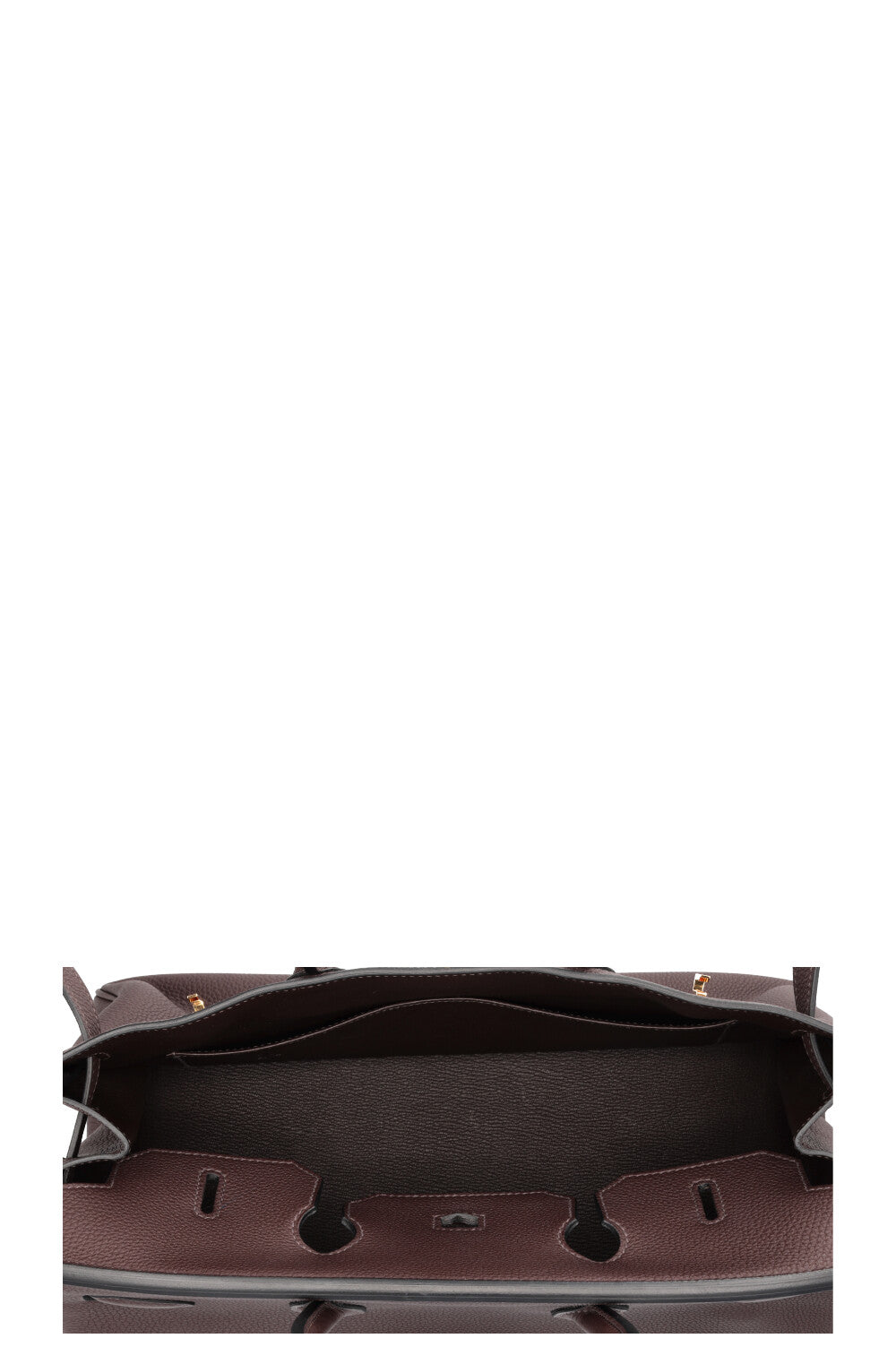 HERMÈS Birkin 35 Retourne Togo Chocolate Gold