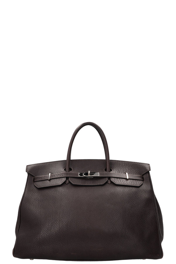 HERMÈS Birkin 40 Fjord Chocolat