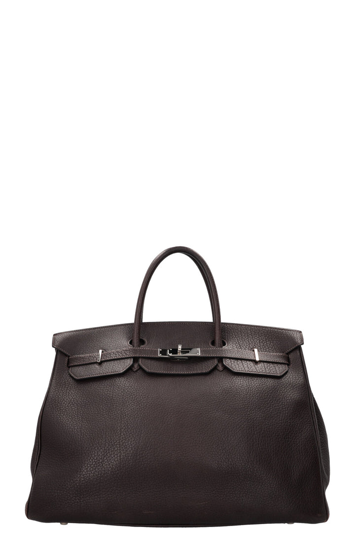 HERMÈS Birkin 40 Fjord Chocolate