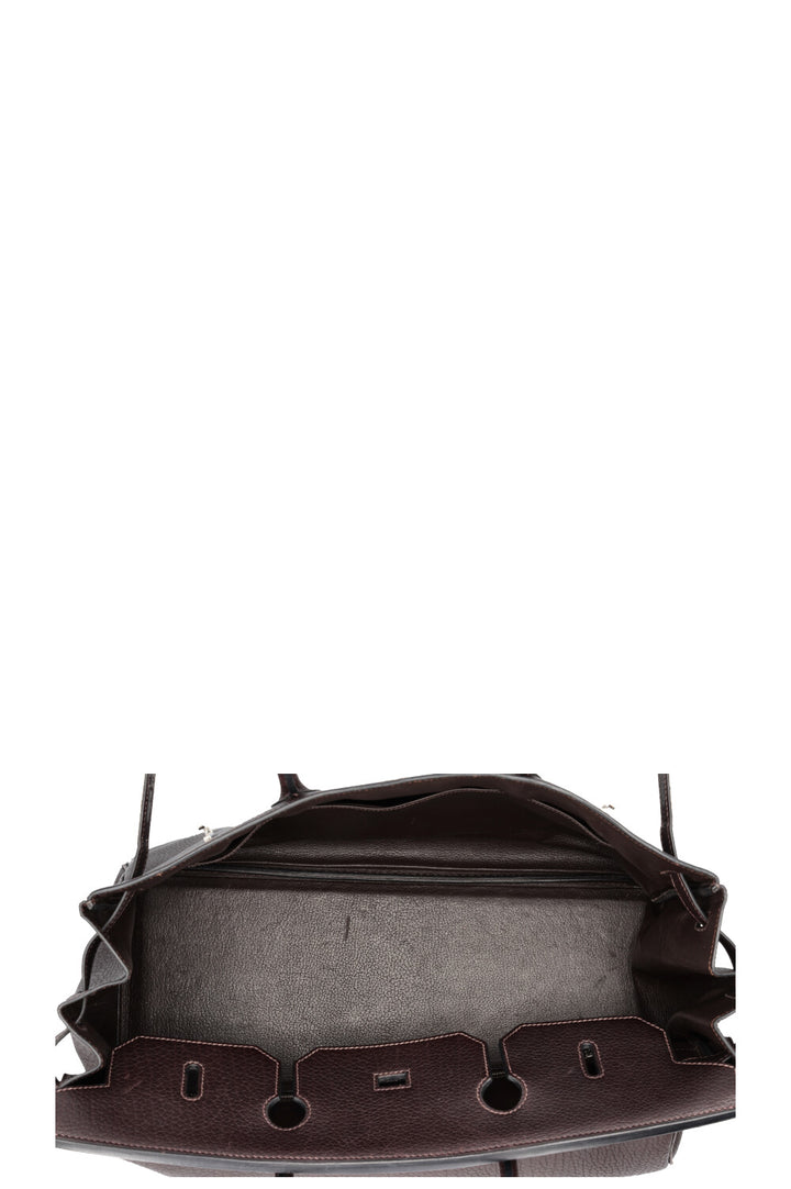 HERMÈS Birkin 40 Fjord Chocolate