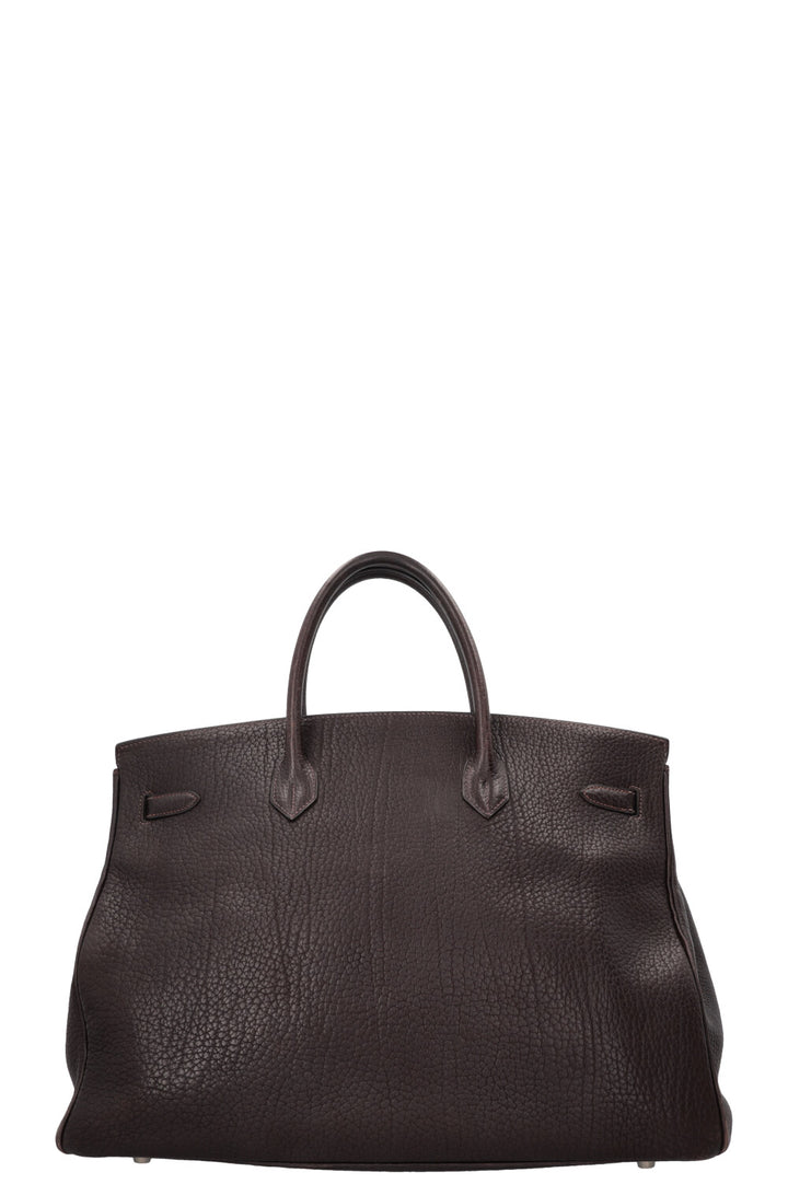 HERMÈS Birkin 40 Fjord Chocolate