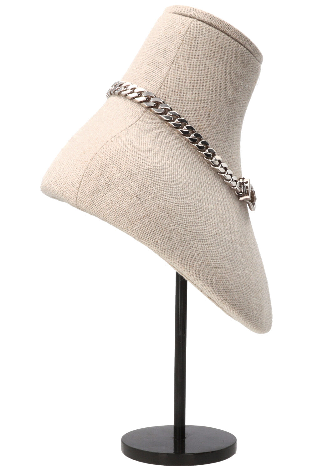 HERMÈS Collier Boucle Sellier maillons en argent 925
