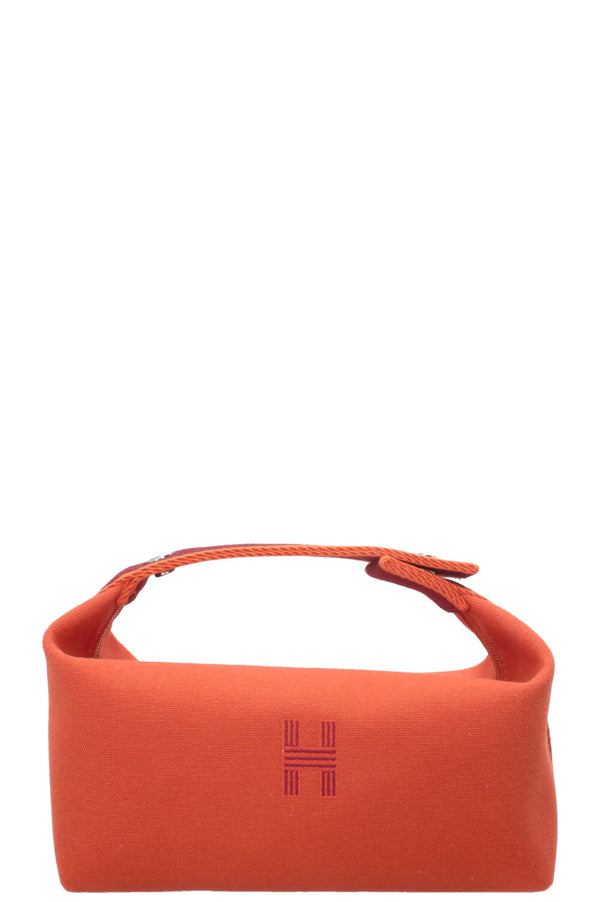 HERMÈS Bride A Brac PM Canvas Orange Fire