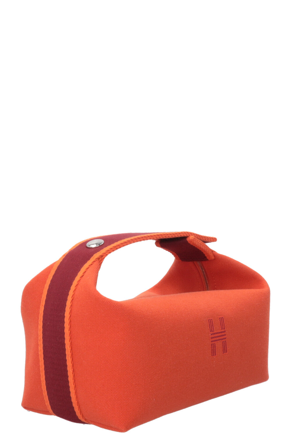 HERMÈS Bride A Brac PM Canvas Orange Feu