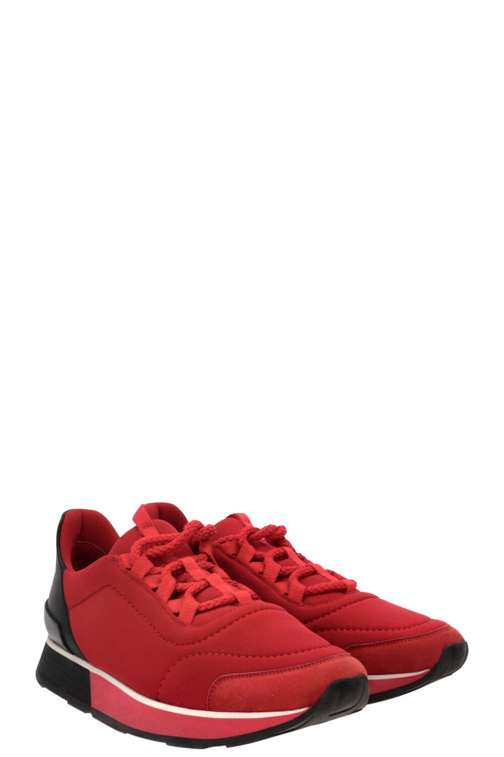 HERMÈS Buster Sneakers Scuba Red