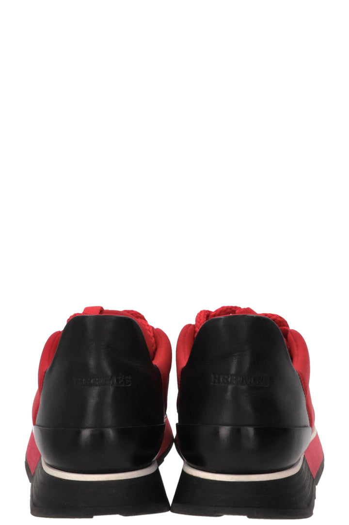 HERMÈS Buster Sneakers Scuba Red
