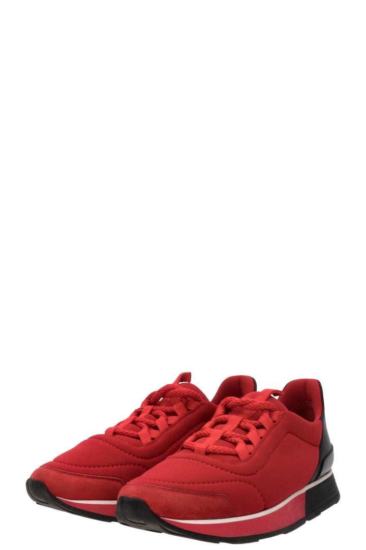 HERMÈS Buster Sneakers Scuba Red