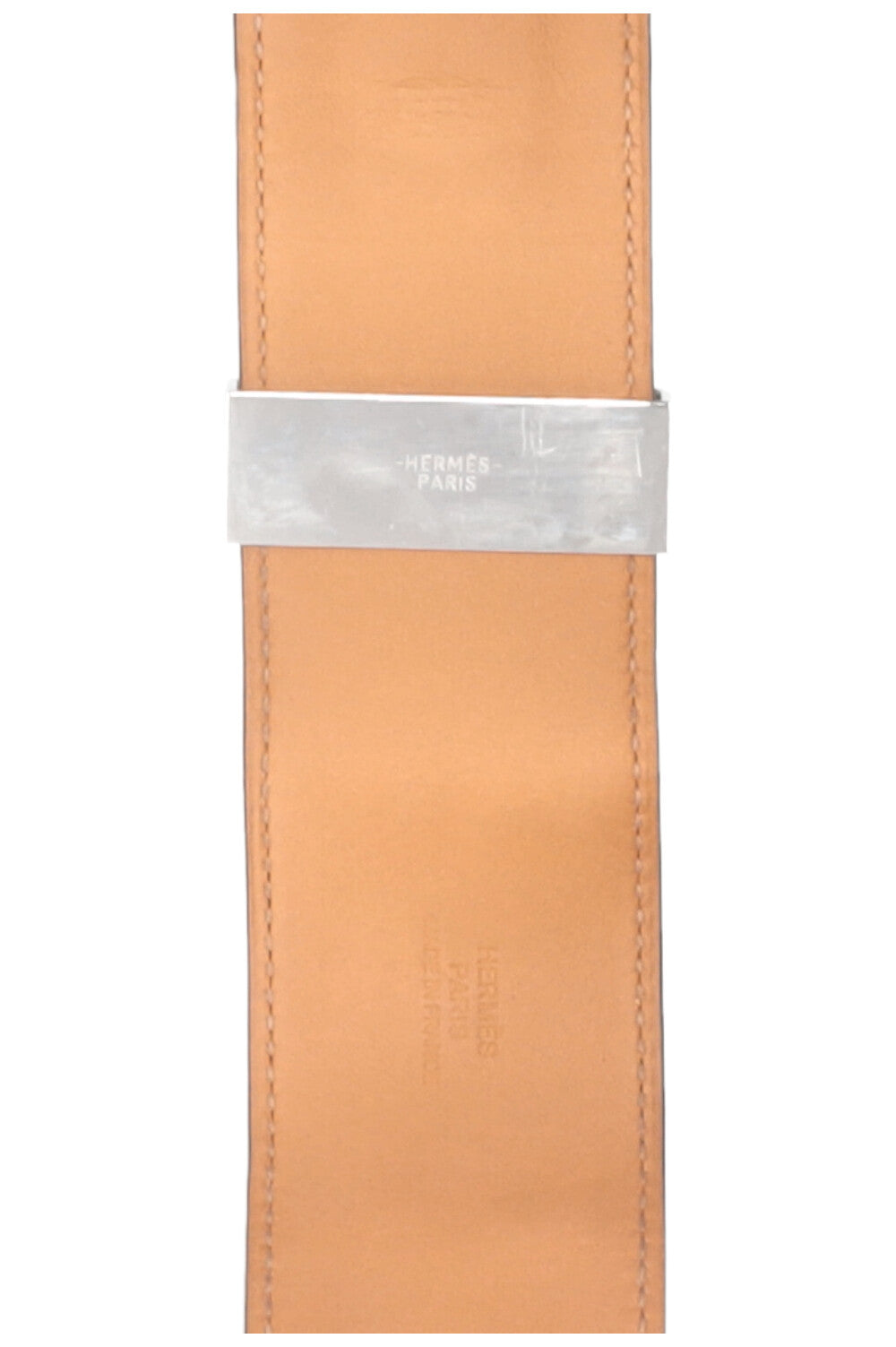 Bracelet HERMÈS CDC en cuir noir
