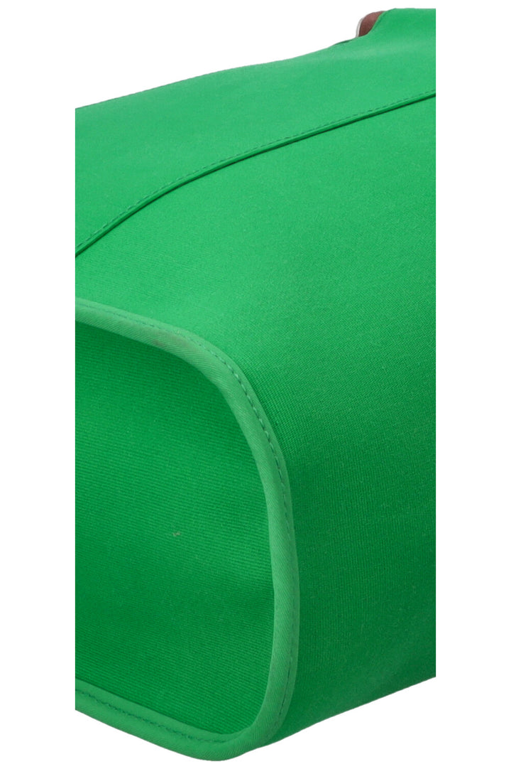 HERMÈS Cabag Elan 32 Canvas Leather Bamboo