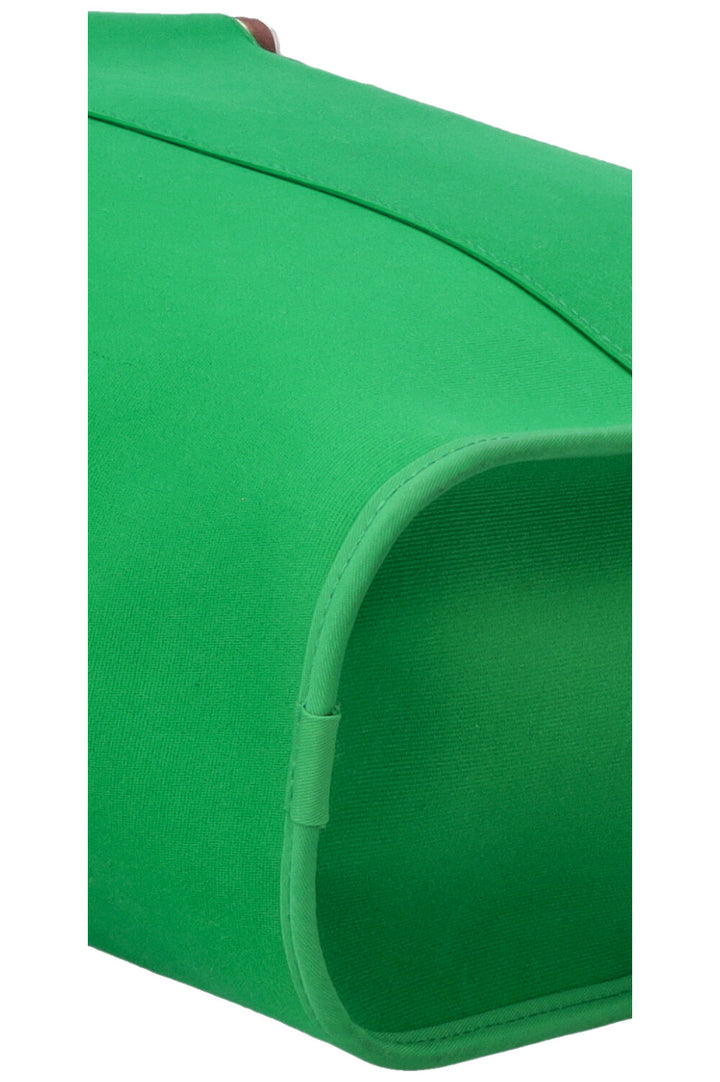 HERMÈS Cabag Elan 32 Canvas Leather Bamboo