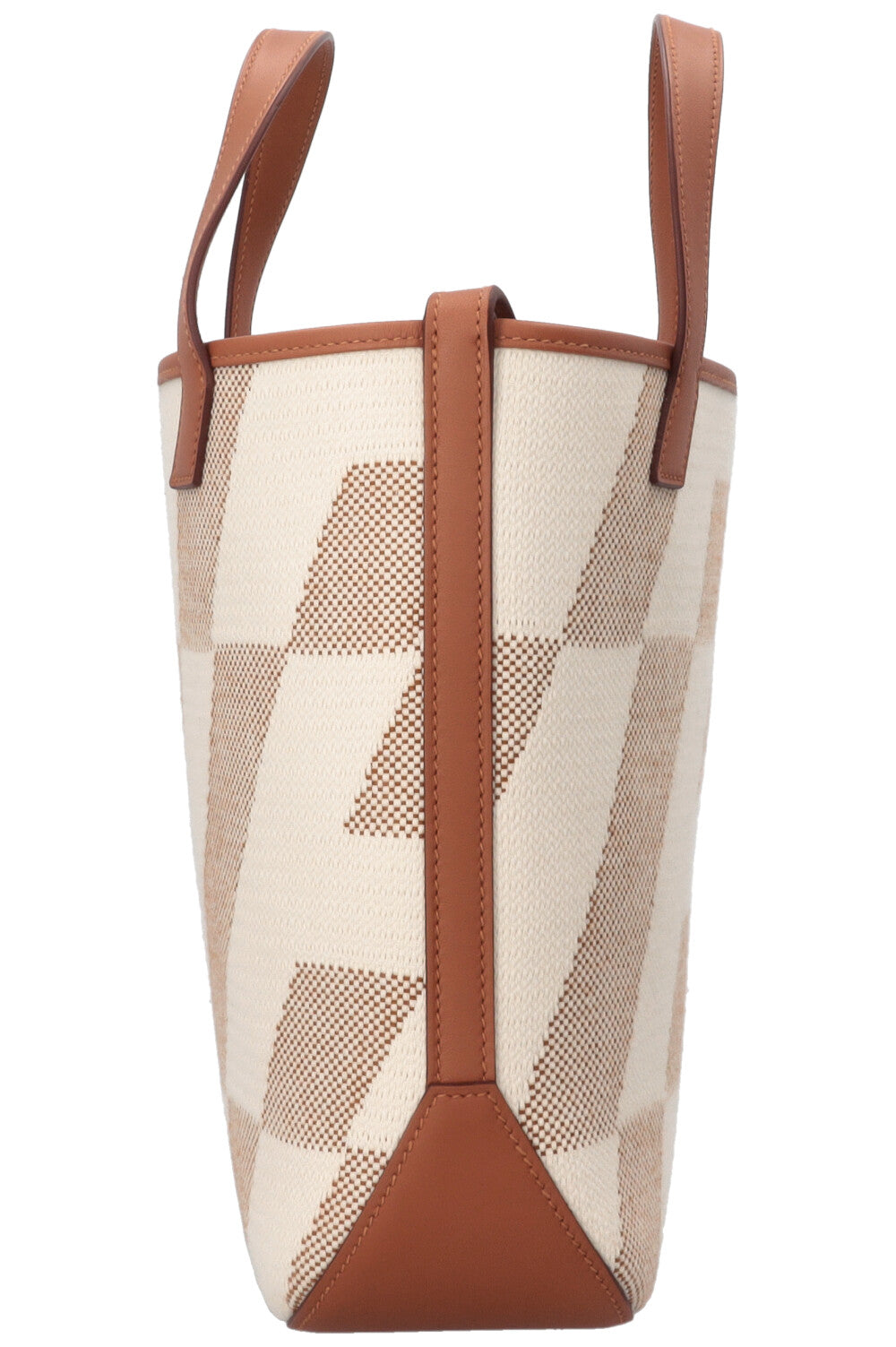 HERMÈS Cabas H 27 Canvas Leather Gold