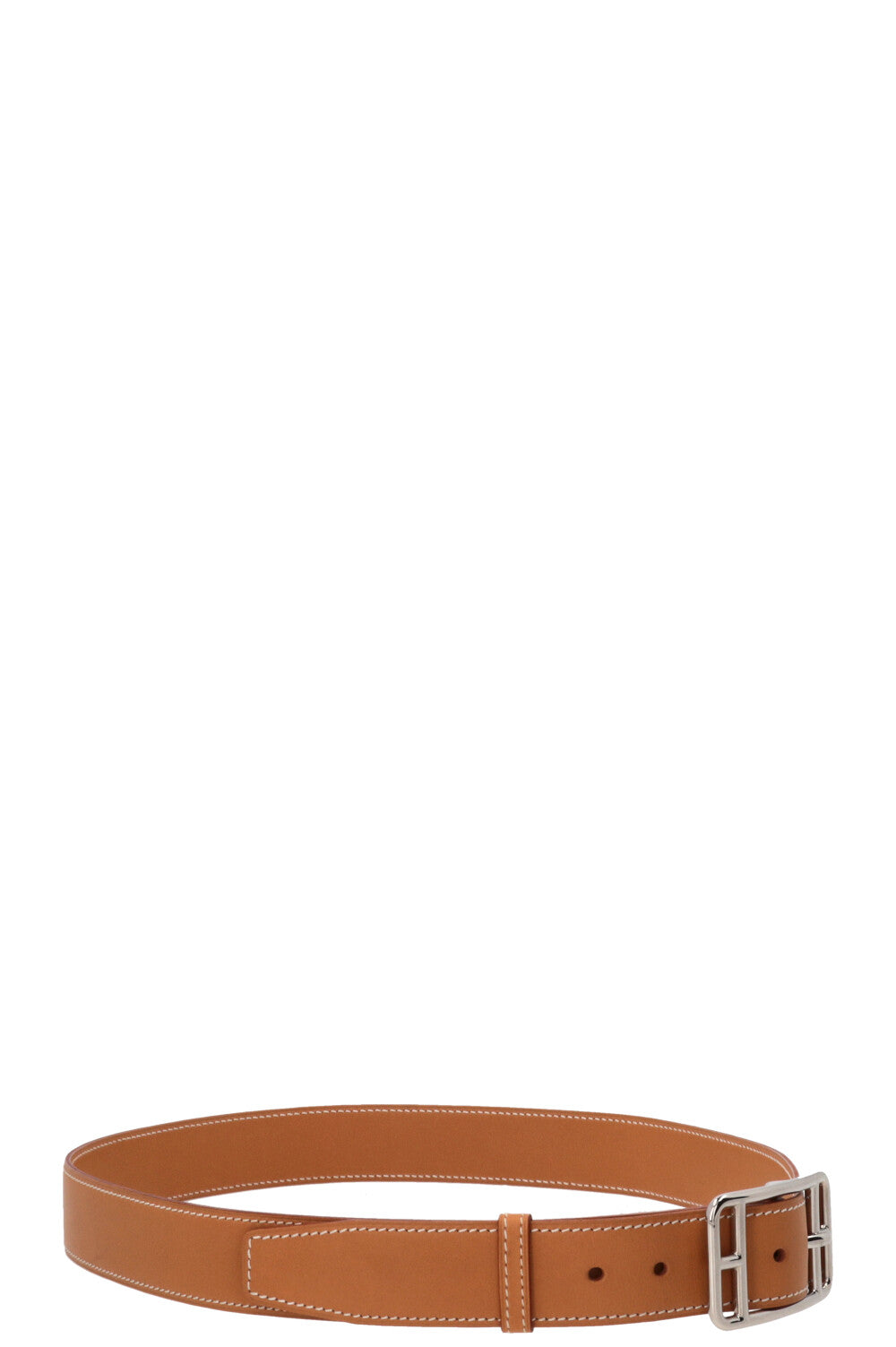 HERMÈS Cape Cod 32 Ceinture Vachette Naturelle