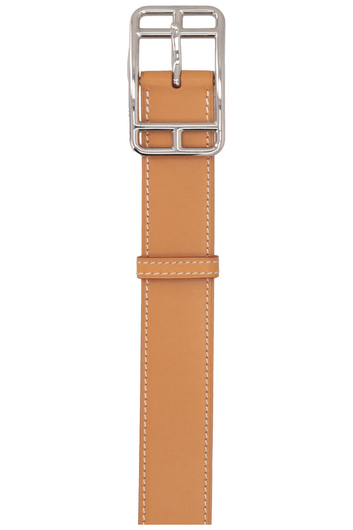 HERMÈS Cape Cod 32 Ceinture Vachette Naturelle