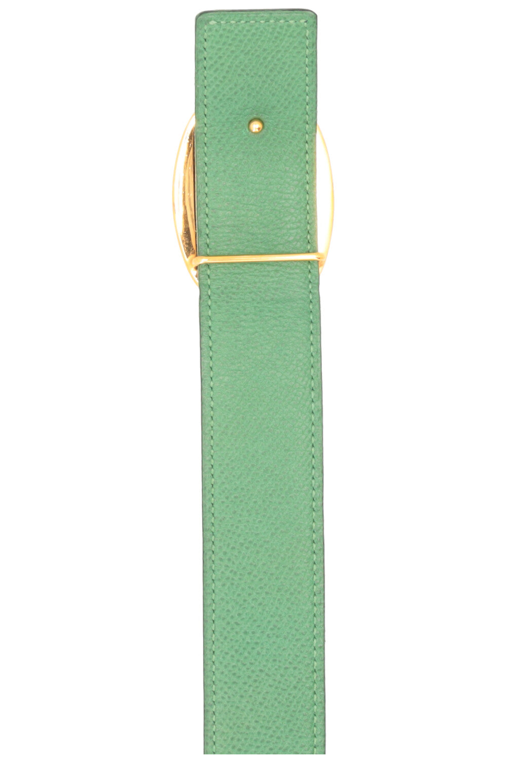 HERMÈS Chaine d'Ancre Reversible Belt Swift Navy Green