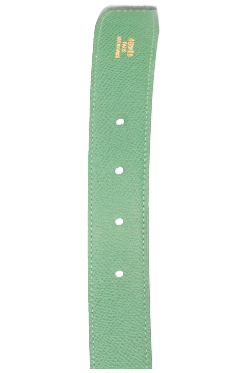 HERMÈS Chaine d'Ancre Reversible Belt Swift Navy Green
