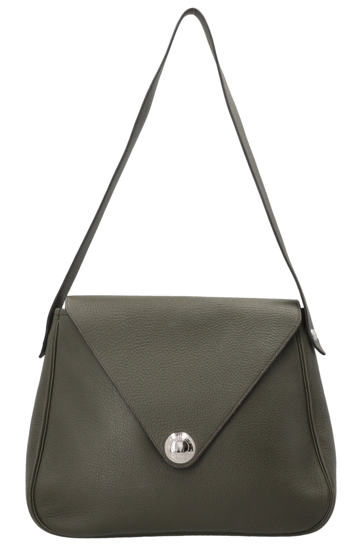 HERMÈS Christine Bag 35 Fjord Leather Green