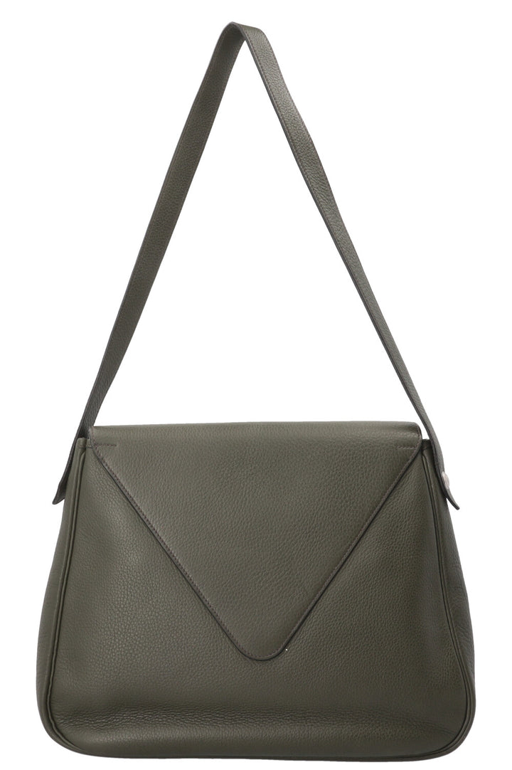 HERMÈS Christine Bag 35 Fjord Leather Green
